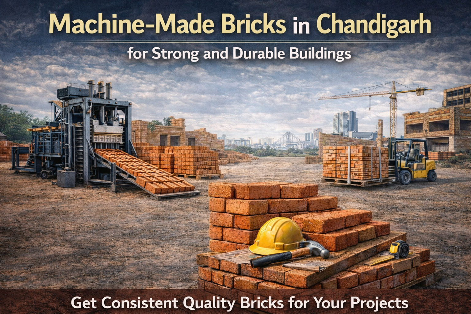 Machine-Made Bricks in Chandigarh for Strong and Durable Buildings