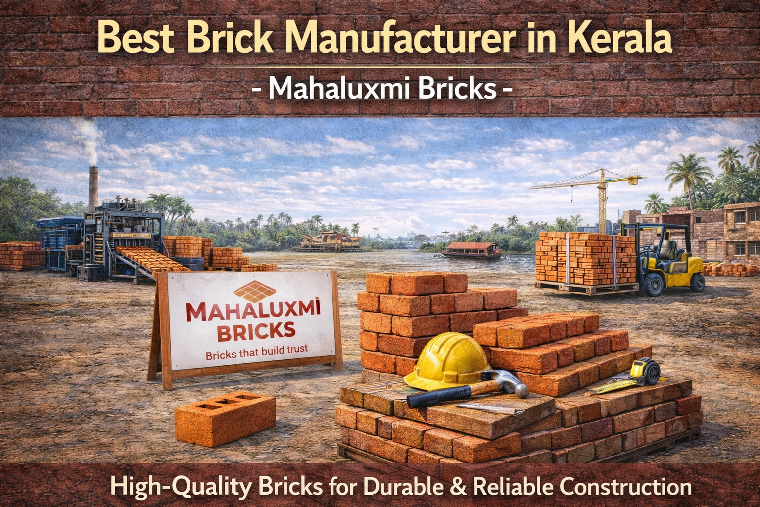 Read more about the article Best Brick Manufacturer in Kerala – Mahaluxmi Bricks