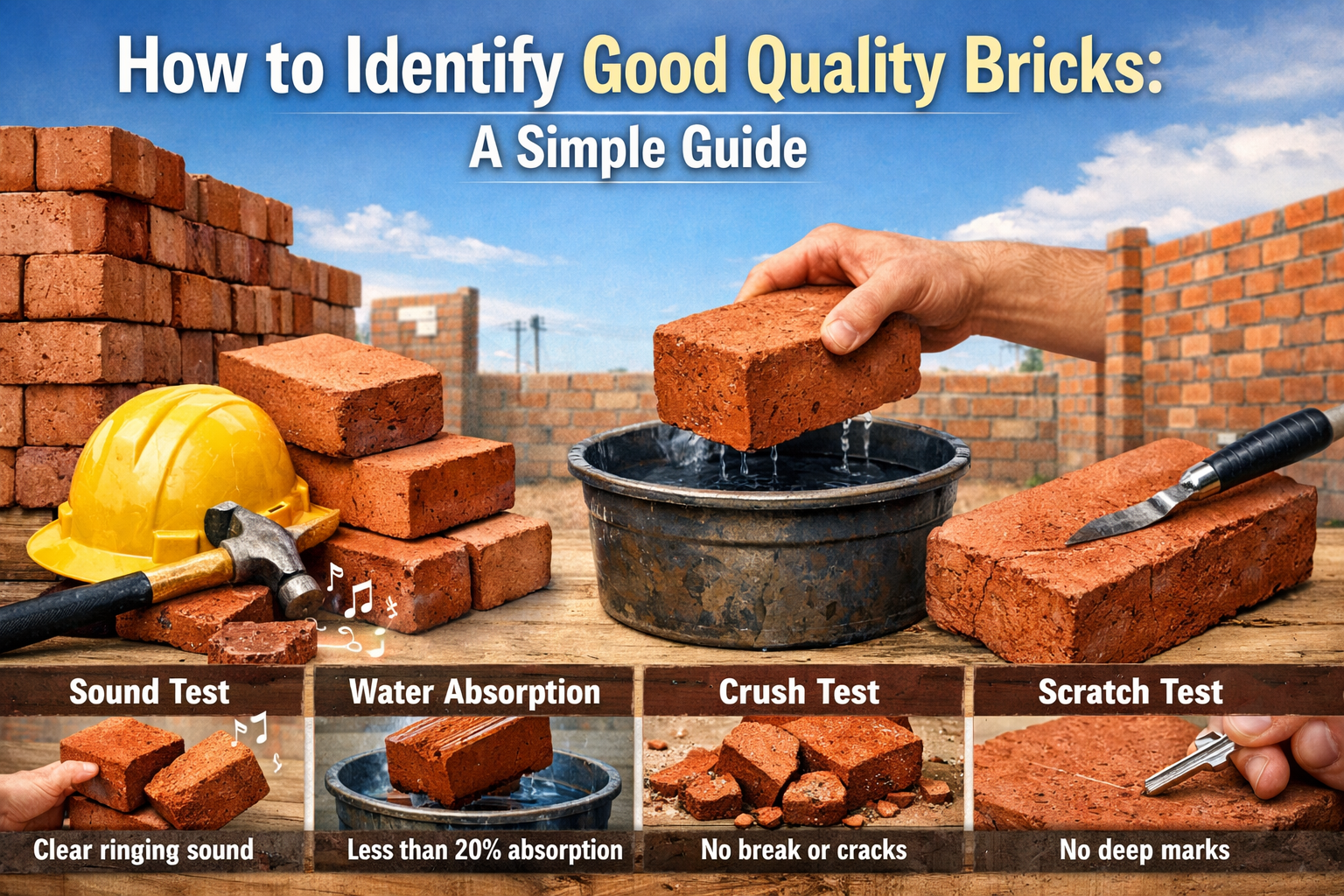 how to identify good quality brick