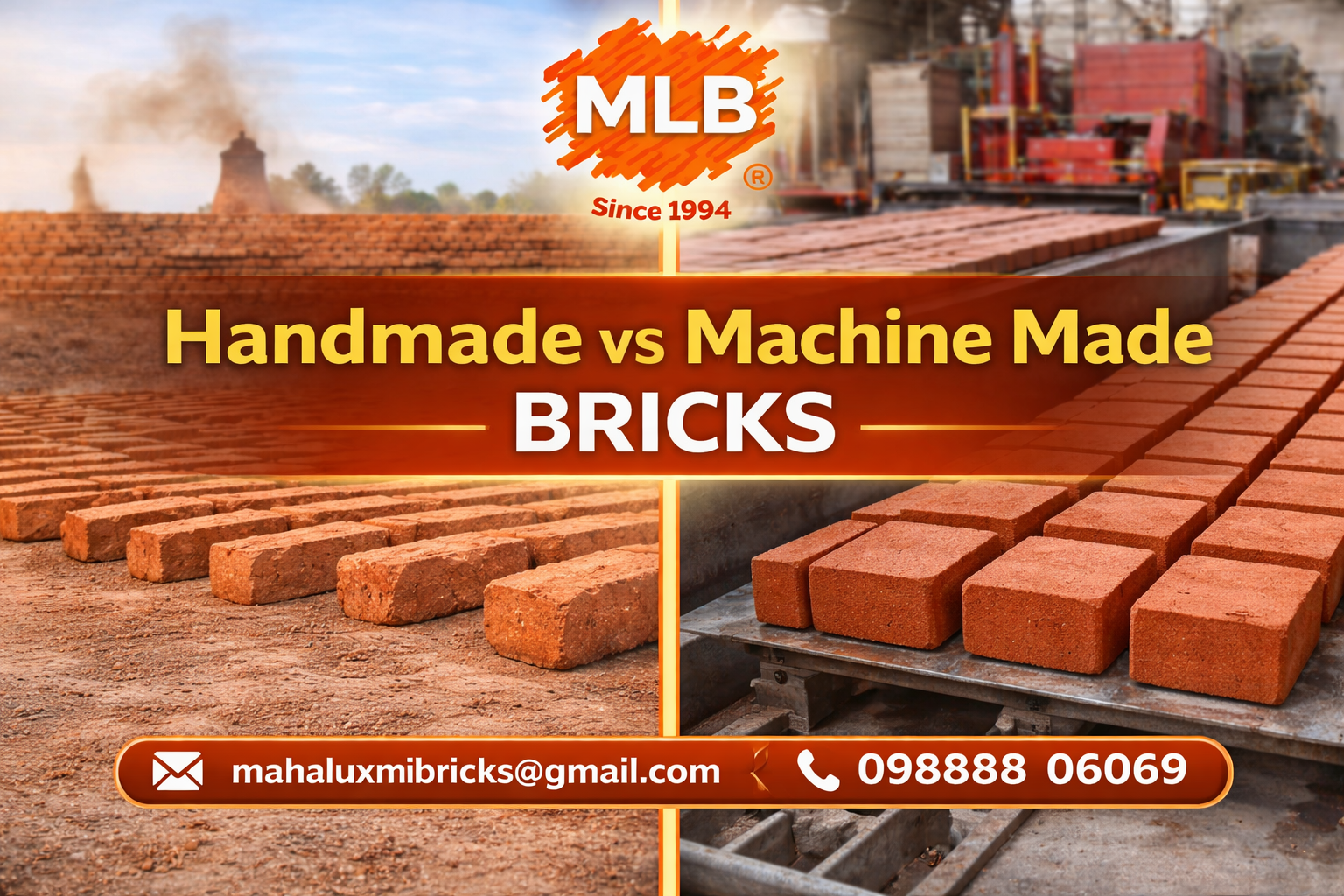Handmade vs Machine Made Bricks
