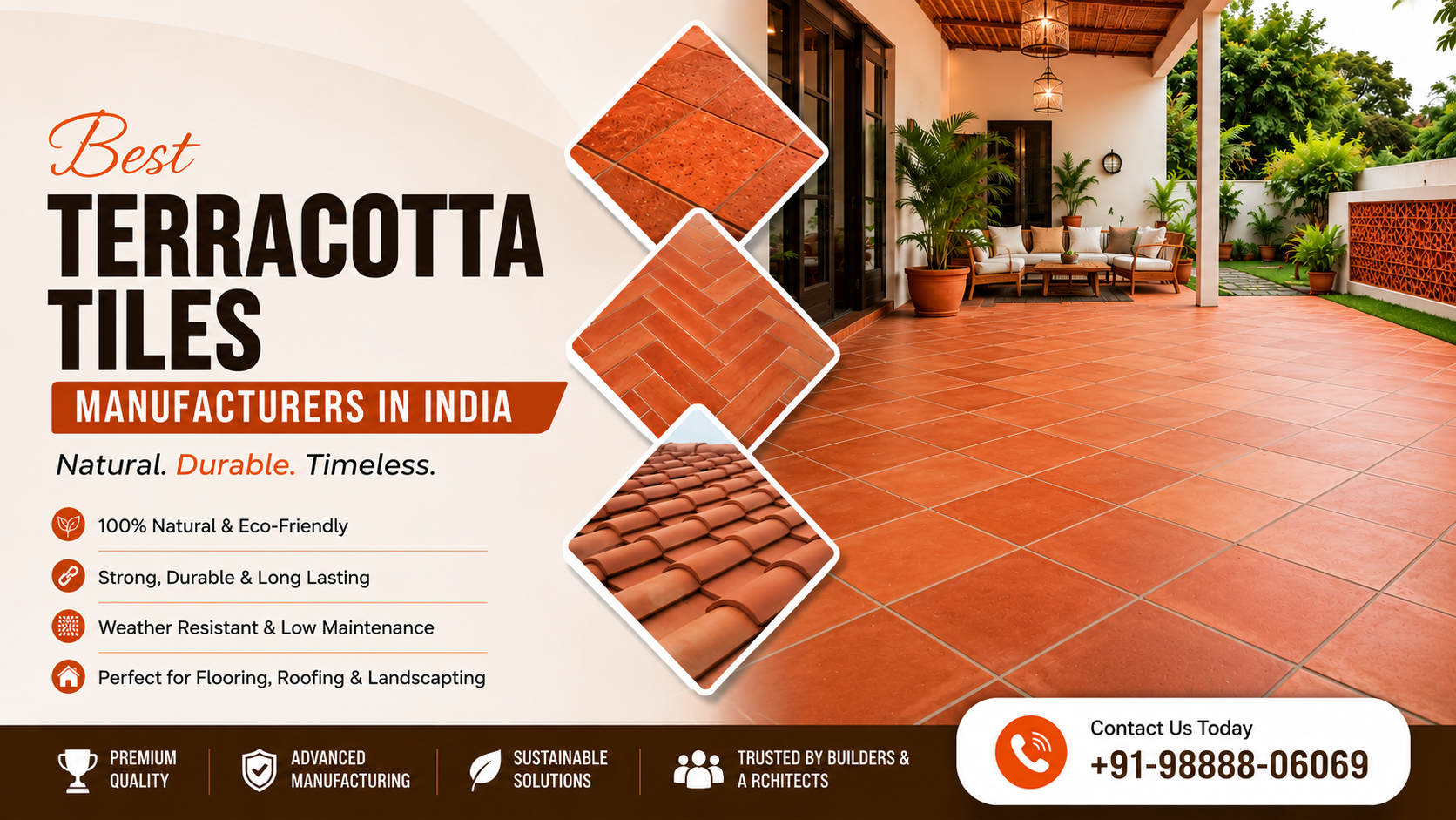 Terracotta Tiles Manufacturers in India