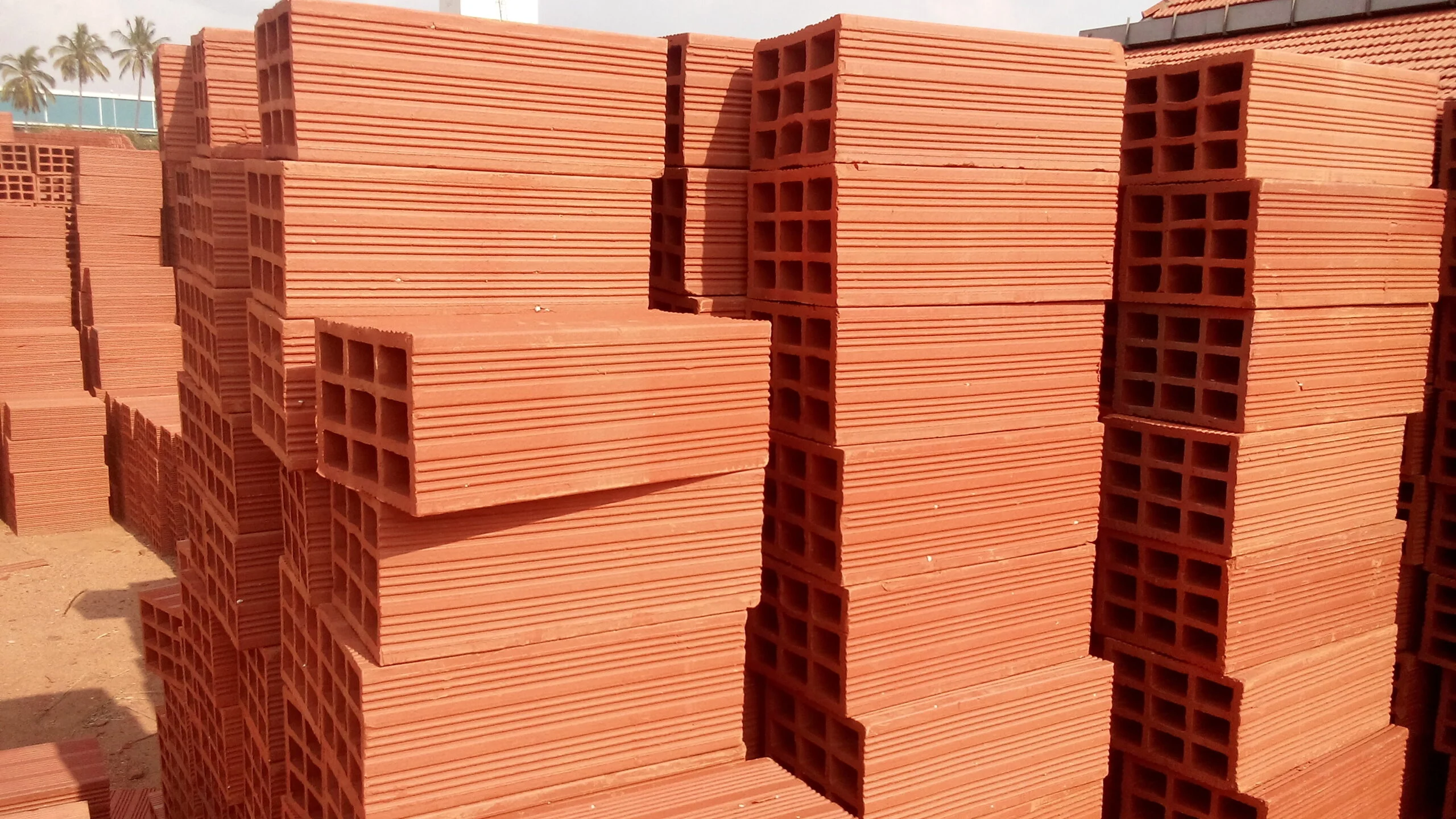 clay hollow blocks for construction